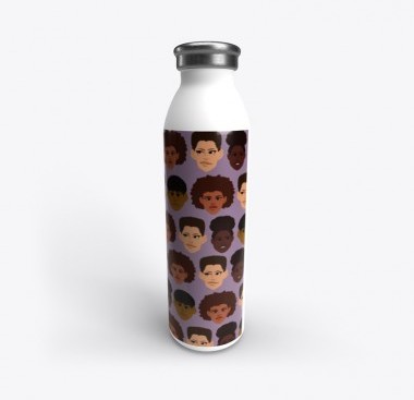 Back of Stainless Water Bottle